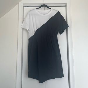 Little Mountain Asymmetrical T-Shirt Dress